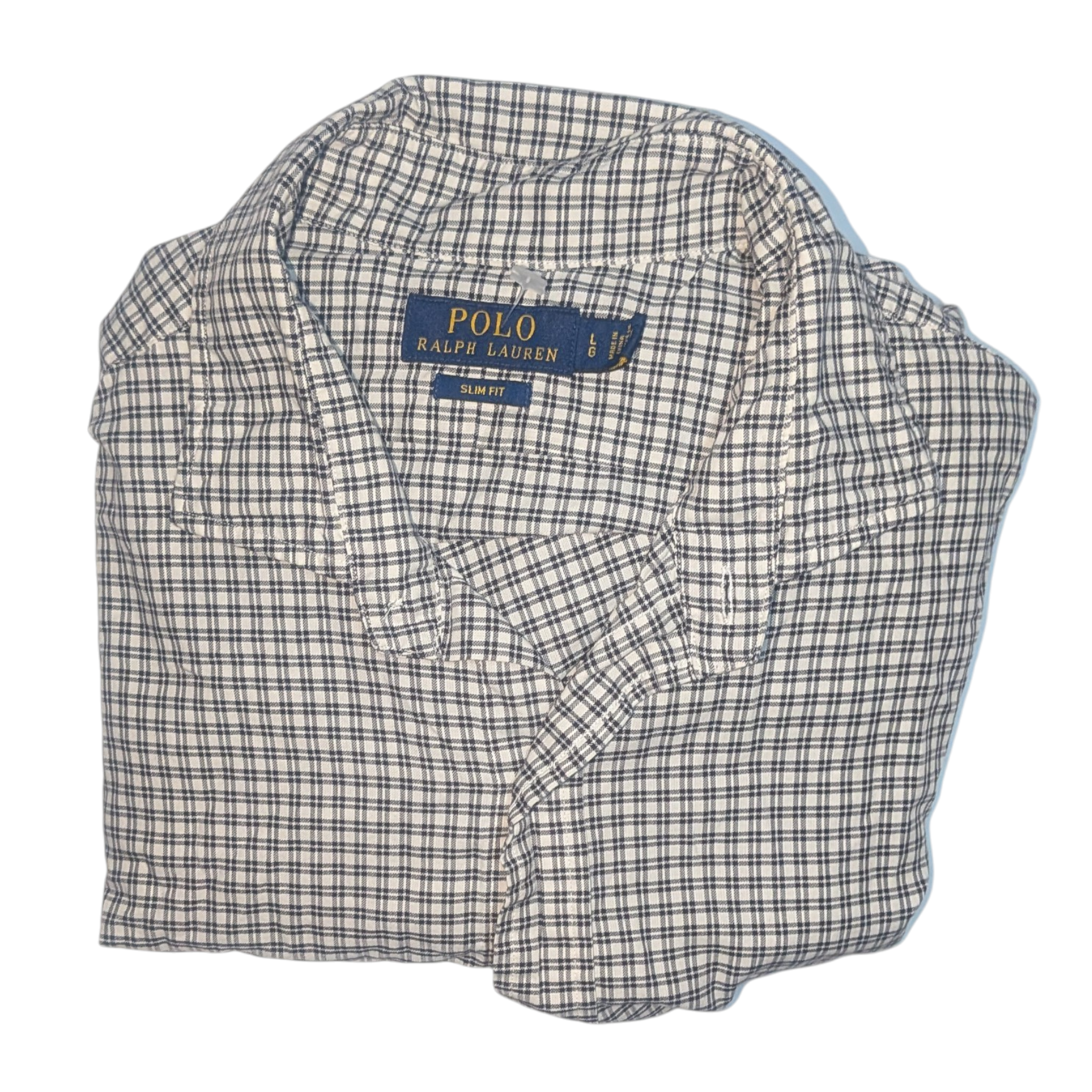 ( USED ) Ralph Lauren button up LS/ERROR