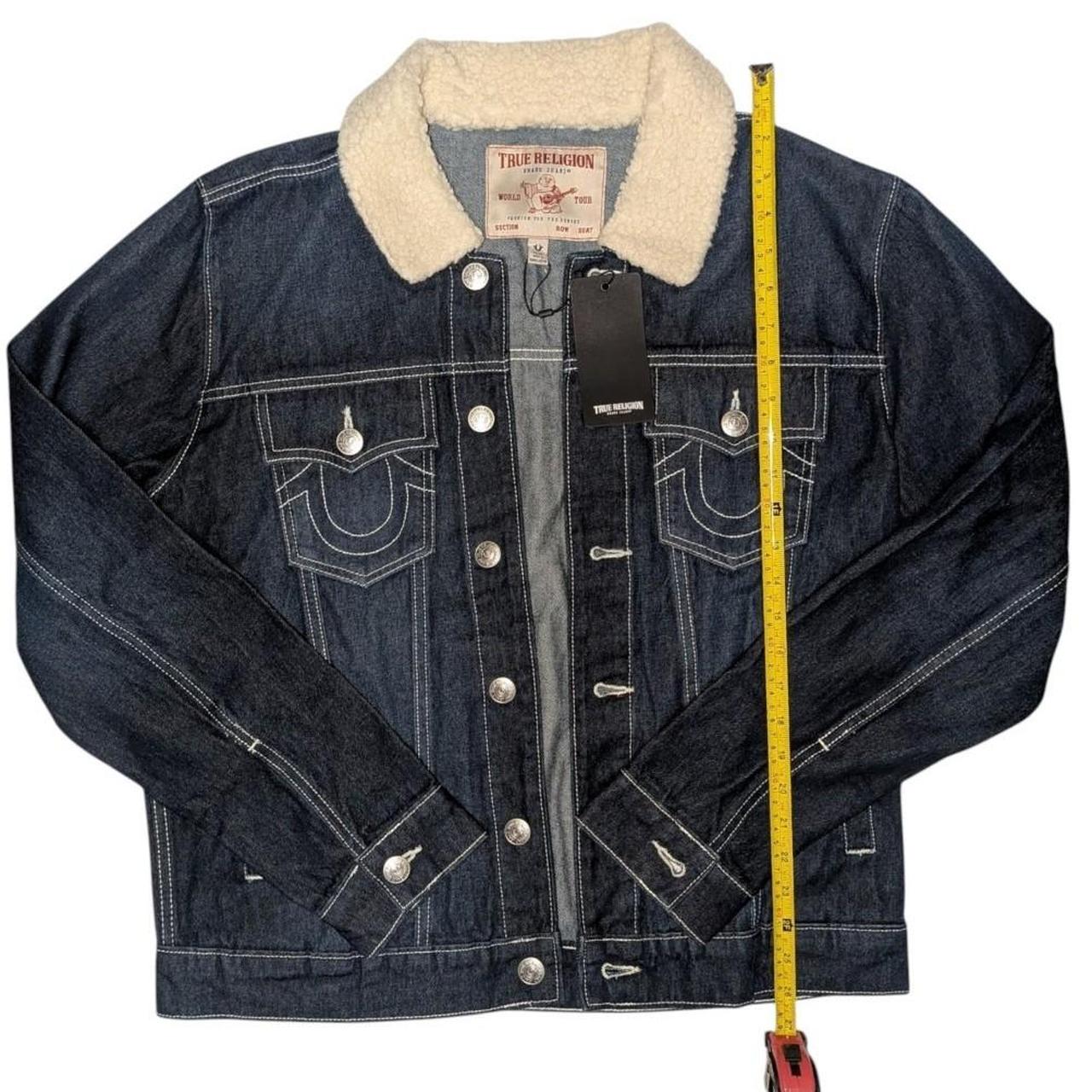 (New) Blue jean jacket true religion medium