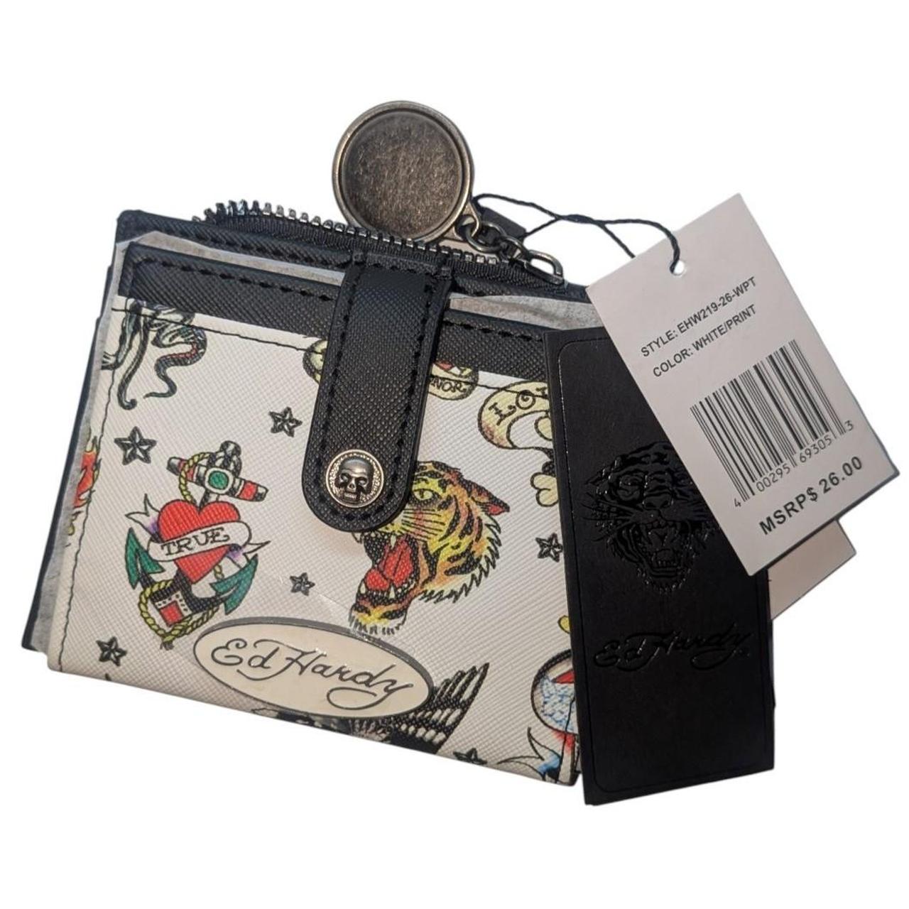 (NEW) Ed Hardy wallet/coin bag