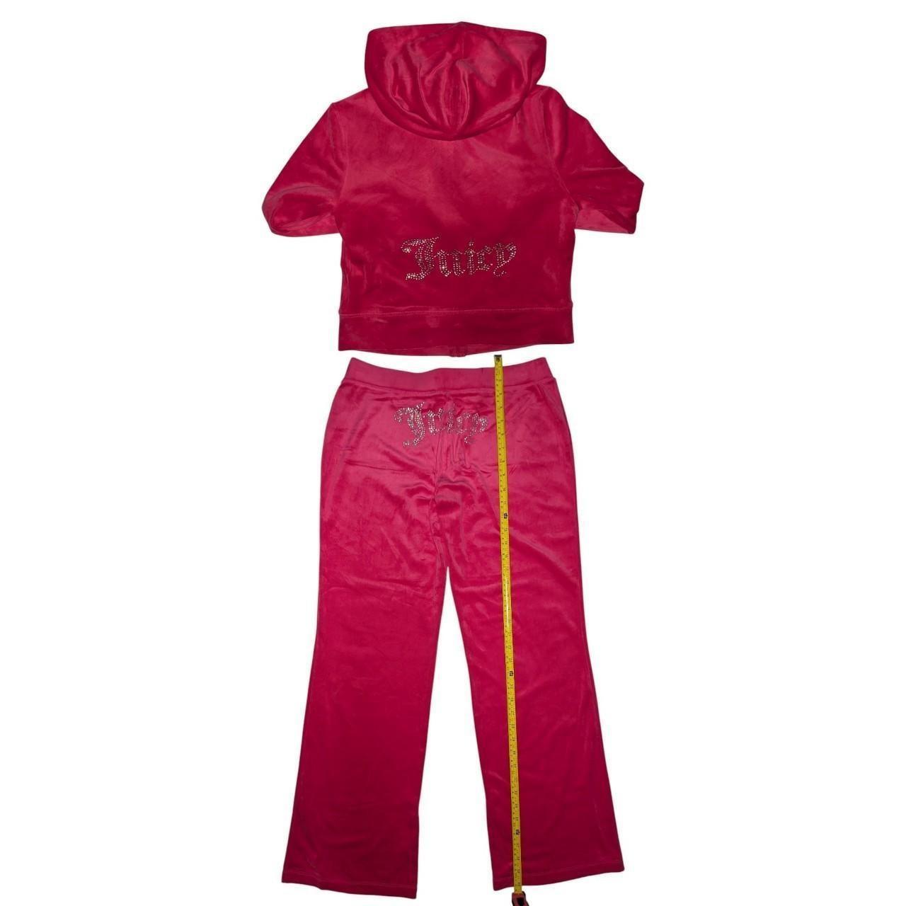 (New) Juicy Couture hot pink 2 piece set Medium women's